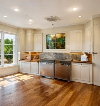 Completed living area finish