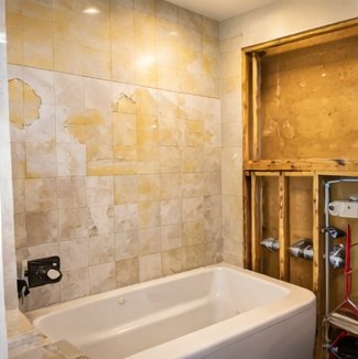 Bathroom demo and rebuild